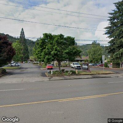 Thumbnail image of the front of a dentist office practice with the name Umpqua Periodontics & Implants which is located in Roseburg, OR