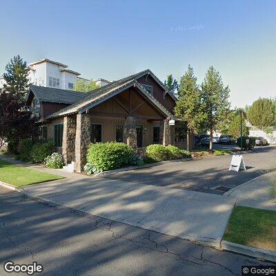 Thumbnail image of the front of a dentist office practice with the name Deschutes Dental Center which is located in Bend, OR