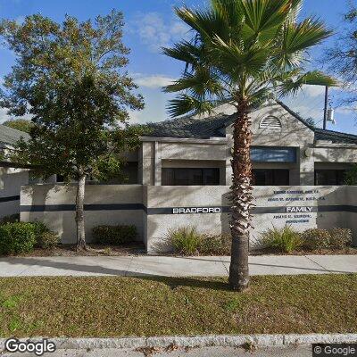 Thumbnail image of the front of a dentist office practice with the name Bradford Family Dentistry which is located in Starke, FL