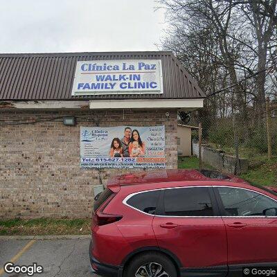 Thumbnail image of the front of a dentist office practice with the name Clinica Dental Lapaz which is located in Nashville, TN