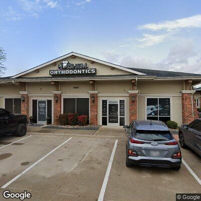 Thumbnail image of the front of a dentist office practice with the name Hashem Orthodontics which is located in Colleyville, TX