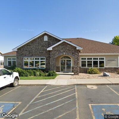 Thumbnail image of the front of a dentist office practice with the name Highland Hills Family Dentist which is located in Greeley, CO