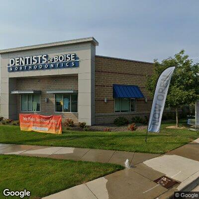 Thumbnail image of the front of a dentist office practice with the name Dentists of Boise and Orthodontics which is located in Boise, ID