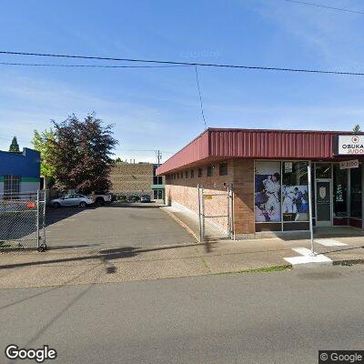 Thumbnail image of the front of a dentist office practice with the name Roseway Family Dental which is located in Portland, OR