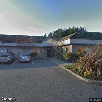 Thumbnail image of the front of a dentist office practice with the name Barrett & Kushner P which is located in Poulsbo, WA