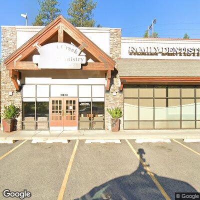 Thumbnail image of the front of a dentist office practice with the name Latah Creek Family Dentistry which is located in Spokane, WA