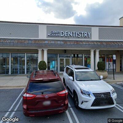 Thumbnail image of the front of a dentist office practice with the name Olney Modern Dentistry which is located in Olney, MD