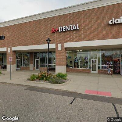 Thumbnail image of the front of a dentist office practice with the name A+ Dentistry which is located in Canton, MI