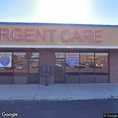 Thumbnail image of the front of a dentist office practice with the name Grand Ave Urgent Care which is located in Laramie, WY