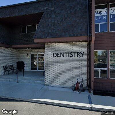 Thumbnail image of the front of a dentist office practice with the name Maple Creek Dental which is located in Springville, UT