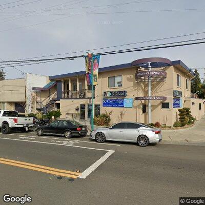 Thumbnail image of the front of a dentist office practice with the name Bancroft Dental Care which is located in San Leandro, CA