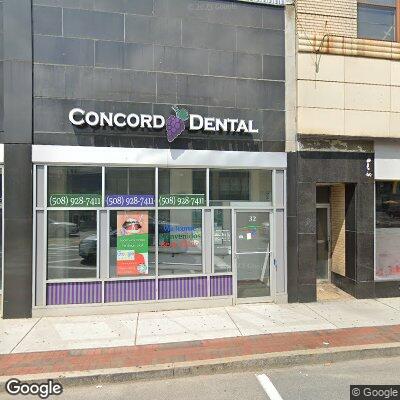 Thumbnail image of the front of a dentist office practice with the name Kennedy Chc Dental-Framingham which is located in Framingham, MA