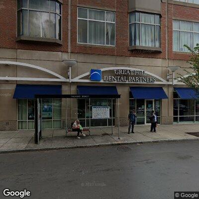 Thumbnail image of the front of a dentist office practice with the name Great Hill Dental - Boston which is located in Roxbury Crossing, MA