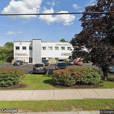 Thumbnail image of the front of a dentist office practice with the name Bedford Orthodontics which is located in Bedford, MA