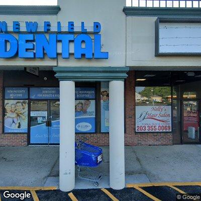 Thumbnail image of the front of a dentist office practice with the name Newfield Dental which is located in Stamford, CT