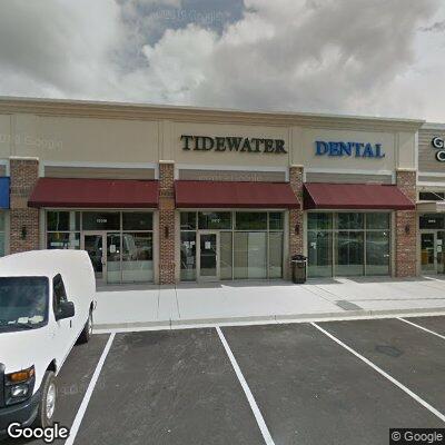 Thumbnail image of the front of a dentist office practice with the name Tidewater Dental of Dunkirk which is located in Dunkirk, MD