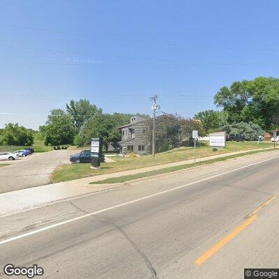 Thumbnail image of the front of a dentist office practice with the name AurorA Dental Center which is located in Albert Lea, MN