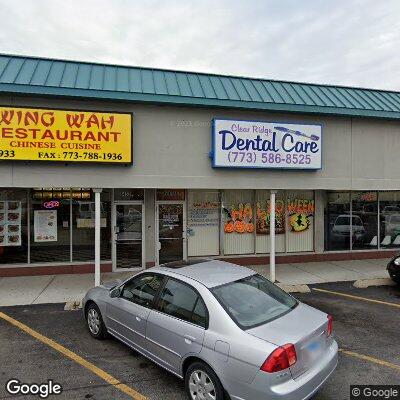 Thumbnail image of the front of a dentist office practice with the name Clear Ridge Dental Care which is located in Chicago, IL