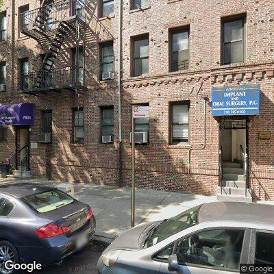 Thumbnail image of the front of a dentist office practice with the name Farhat Mounira DDS which is located in Brooklyn, NY