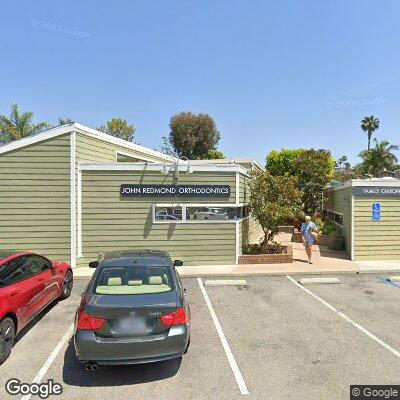 Thumbnail image of the front of a dentist office practice with the name John Redmond Orthodontics which is located in San Clemente, CA