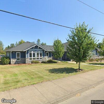 Thumbnail image of the front of a dentist office practice with the name Floyd Family Orthodontics which is located in Molalla, OR