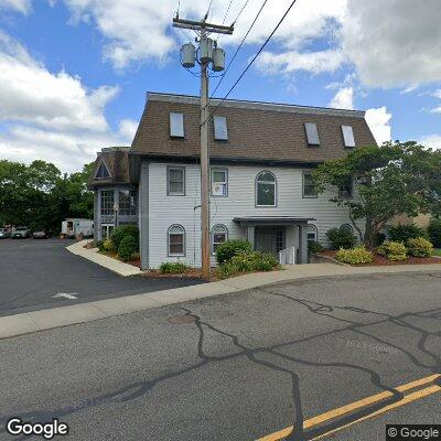 Thumbnail image of the front of a dentist office practice with the name Childrens Dental Associates which is located in Ludlow, MA