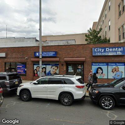 Thumbnail image of the front of a dentist office practice with the name City Dental which is located in Perth Amboy, NJ