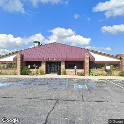 Thumbnail image of the front of a dentist office practice with the name NorthShore Health Centers which is located in Portage, IN