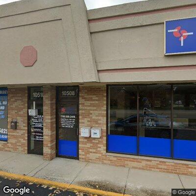 Thumbnail image of the front of a dentist office practice with the name Family Dental Center which is located in Palos Hills, IL