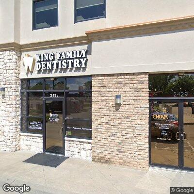 Thumbnail image of the front of a dentist office practice with the name King Family Dentistry which is located in Kansas City, MO