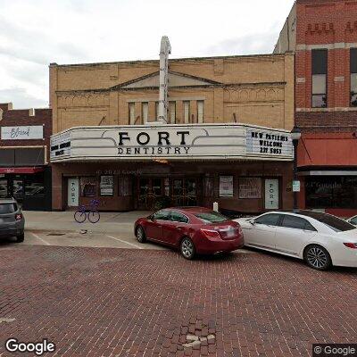 Thumbnail image of the front of a dentist office practice with the name Fort Theatre Dentistry which is located in Kearney, NE