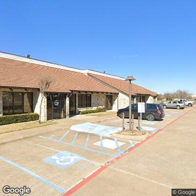 Thumbnail image of the front of a dentist office practice with the name Cox Family Dentistry which is located in Plano, TX