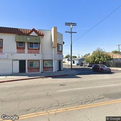 Thumbnail image of the front of a dentist office practice with the name Alvarez Dental Clinic which is located in North Hollywood, CA