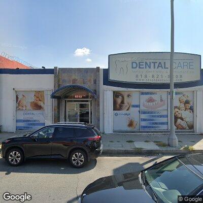 Thumbnail image of the front of a dentist office practice with the name Socal Dental care which is located in North Hollywood, CA