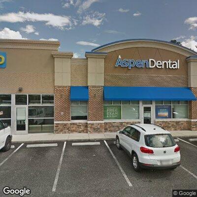 Thumbnail image of the front of a dentist office practice with the name Aspen Dental which is located in Snellville, GA