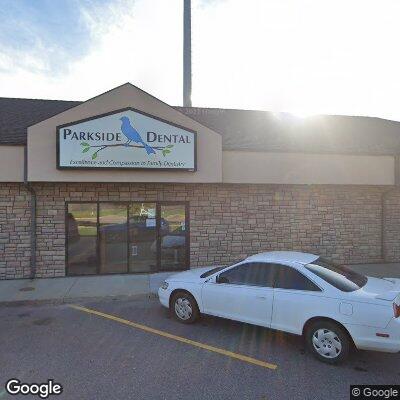 Thumbnail image of the front of a dentist office practice with the name Parkside Dental: Alex Broesder, DDS which is located in Tea, SD