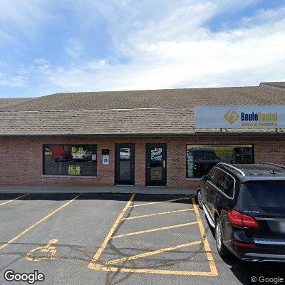 Thumbnail image of the front of a dentist office practice with the name Boule Dental which is located in Plano, IL