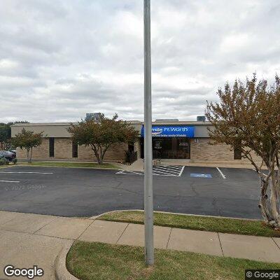 Thumbnail image of the front of a dentist office practice with the name Hulen Dental Center which is located in Fort Worth, TX