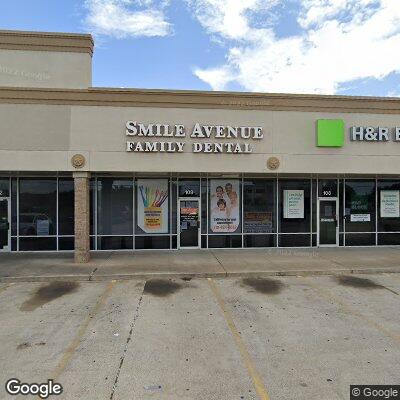 Thumbnail image of the front of a dentist office practice with the name Smile Avenue Family Dental which is located in Alvin, TX