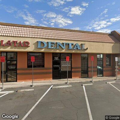 Thumbnail image of the front of a dentist office practice with the name Allstar Dental which is located in Las Vegas, NV