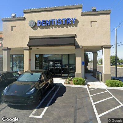 Thumbnail image of the front of a dentist office practice with the name KN Dentistry which is located in Orange, CA