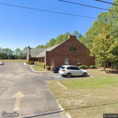 Thumbnail image of the front of a dentist office practice with the name Palmetto Dental Care which is located in Gautier, MS