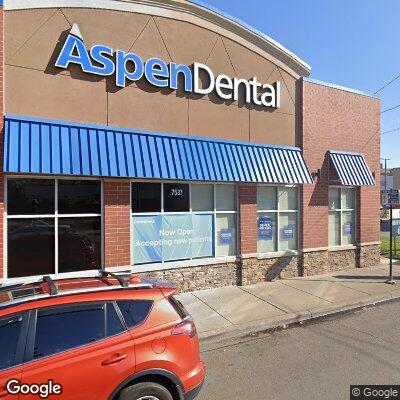 Thumbnail image of the front of a dentist office practice with the name Aspen Dental which is located in Chicago, IL