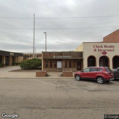 Thumbnail image of the front of a dentist office practice with the name Joe Rosenberg Dental which is located in Larned, KS