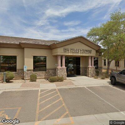 Thumbnail image of the front of a dentist office practice with the name DM Family Dentistry which is located in Casa Grande, AZ