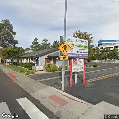 Thumbnail image of the front of a dentist office practice with the name Northern Nevada Children's Dental and Orthodontics which is located in Reno, NV