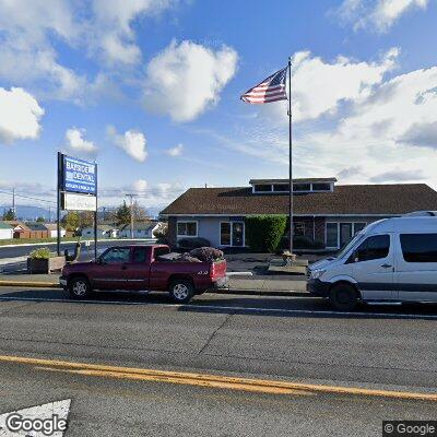 Thumbnail image of the front of a dentist office practice with the name Bayside Dental which is located in Anacortes, WA