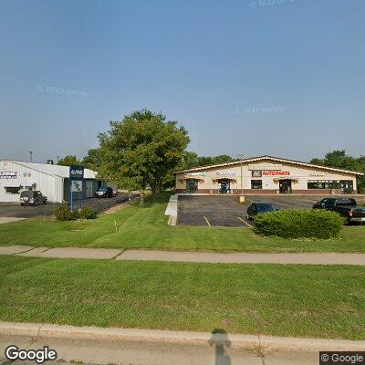 Thumbnail image of the front of a dentist office practice with the name Midwest Dental New Glarus which is located in New Glarus, WI