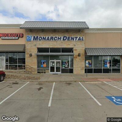 Thumbnail image of the front of a dentist office practice with the name Monarch Dental & Orthodontics which is located in Weatherford, TX