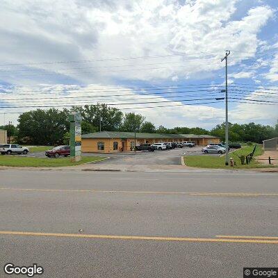 Thumbnail image of the front of a dentist office practice with the name Cain Orthodontics which is located in Burnet, TX